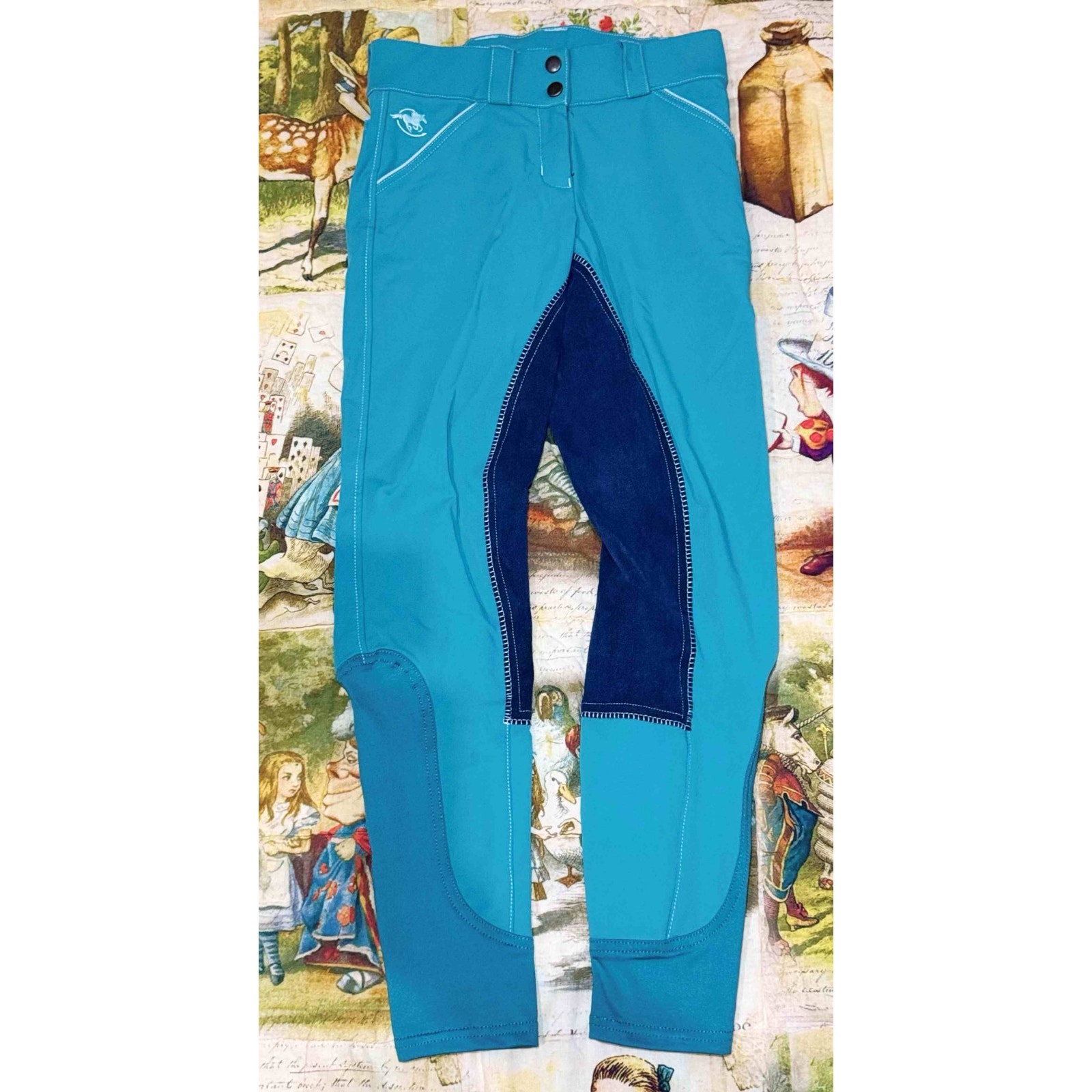 Smartpak Piper Evolution Mid-Rise Suede Full Seat Riding Breeches 24r Equestrian — image 6 of 8